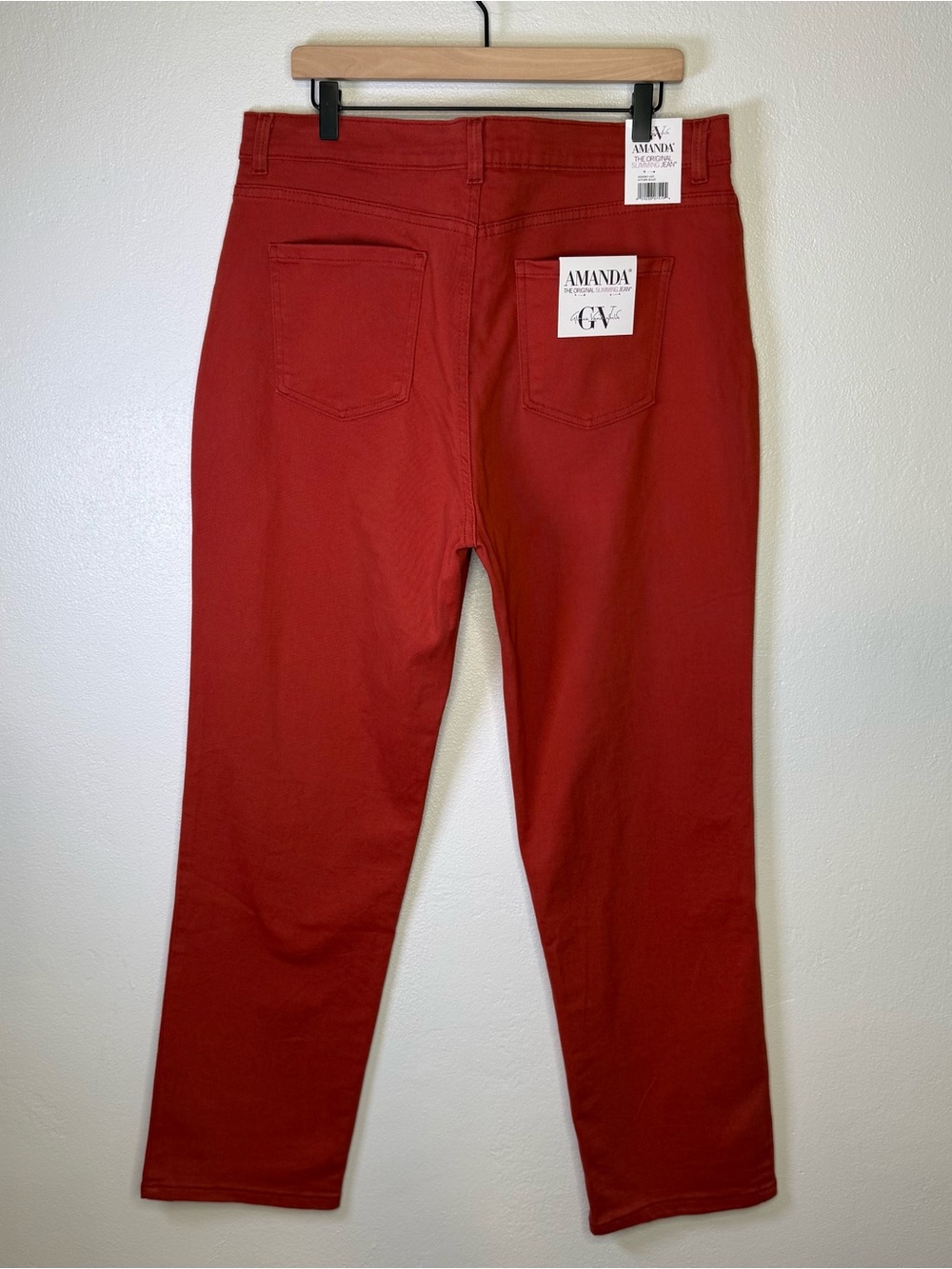 Gloria Vanderbilt Amanda Classic Rise Jeans in Autumn Blaze Women’s Size 18 - Picture 9 of 15